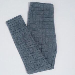 Tahari Women’s Grey Plaid Pull-On Skinny Dress Jeggings / Pants Size: Medium